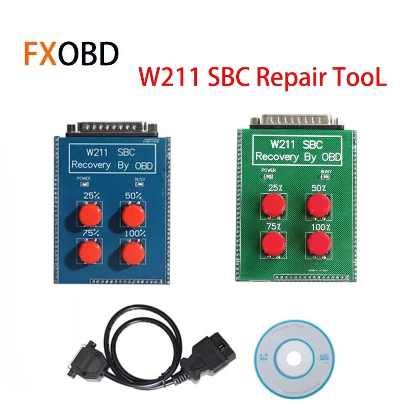 Red Blue W211 R230 ABS SBC Tool Repair Code C249F for Mercedes for Benz OBD Reset Tool for Benz SBC Repair Tool Recovery By OBD