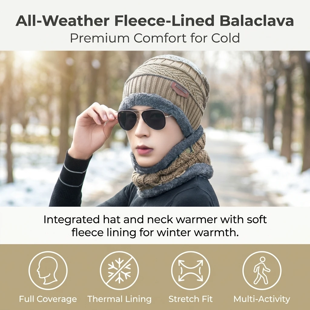 Warm Winter Balaclava Fleece L - đánh giá và giá Winter Cycling Commute Gear
