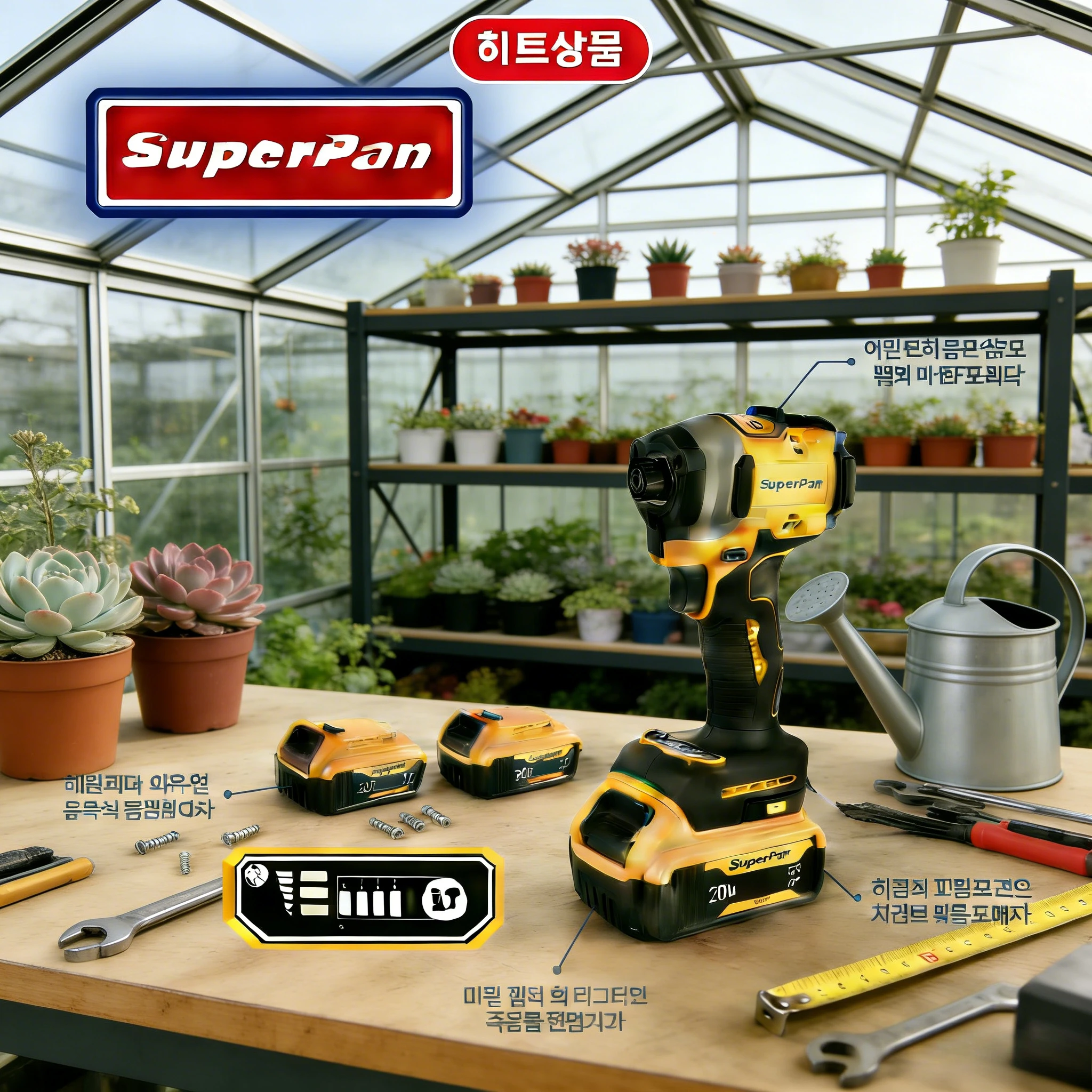 

SuperPan New Arrival Anti-Slip Drill 20V 205N.M One-Hand Tool Precision Electronic Repair For Dewalt 20V Battery Pin