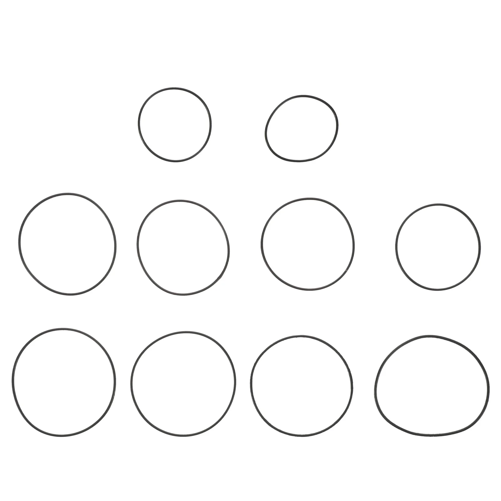 

10 Pcs Gramophone Drive Belts Replacing Phonograph Replacement Home Record Player