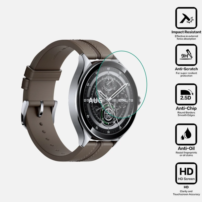 Smartwatch Hard Tempered Glass Clear Protective Film For Xiaomi Watch 2 Pro Screen Protector Cover Smart Watch2 Accessories