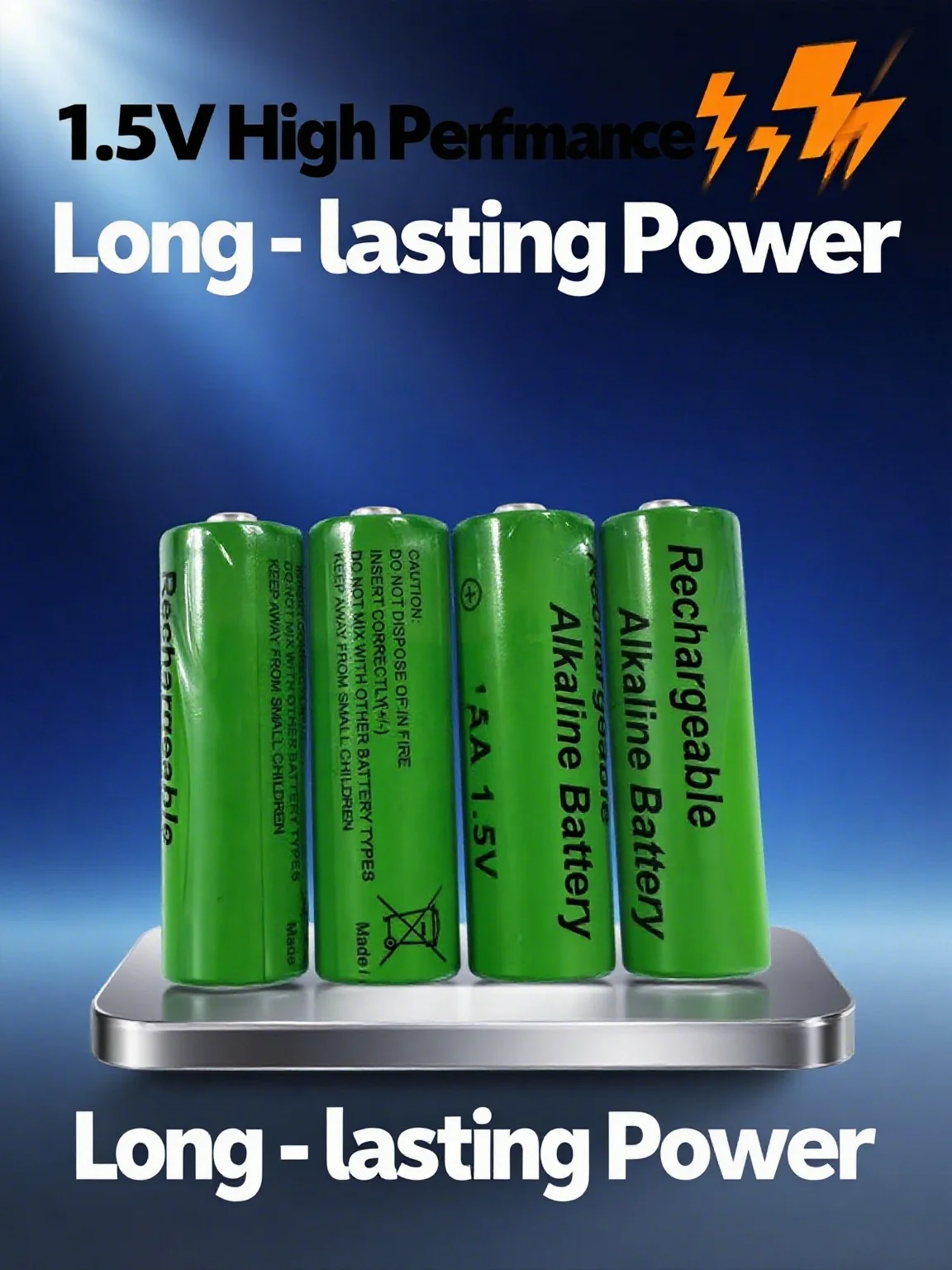 Rechargeable AA AAA Batteries 1.5V 2100-3000mAh NI-MH,  for Alkaline Battery, for Toys Remote Control Clock Flashlight Radio