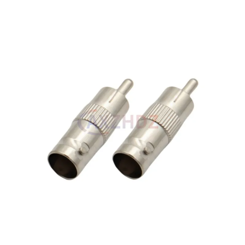 5pcs BNC 여성 RCA AV 남성 커넥터 어댑터 CCTV 보안 카메라 감시 비디오 잭 플러그 실버