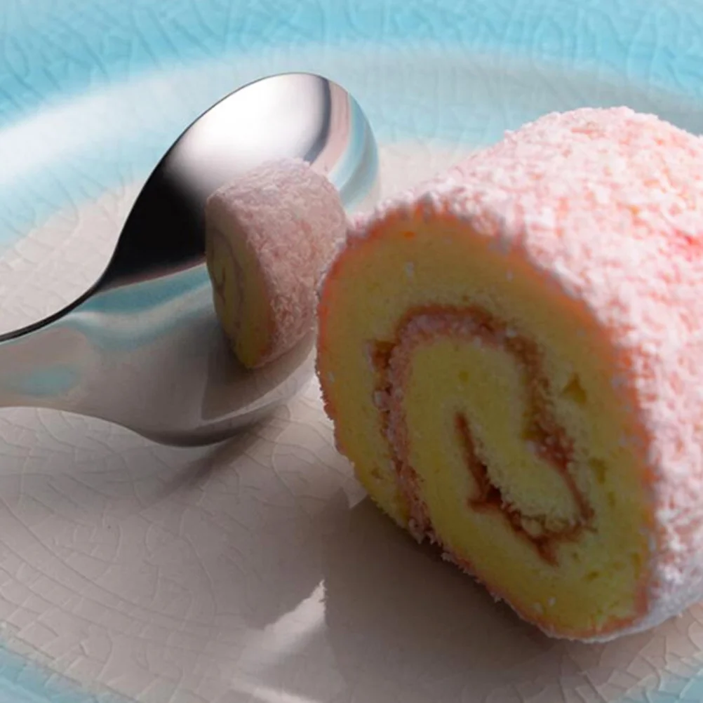 

3Pcs Stainless Steel Ice Cream Spoon Corrosion-Proof Compact Scoop Ideal for Dessert Home Cafe Use