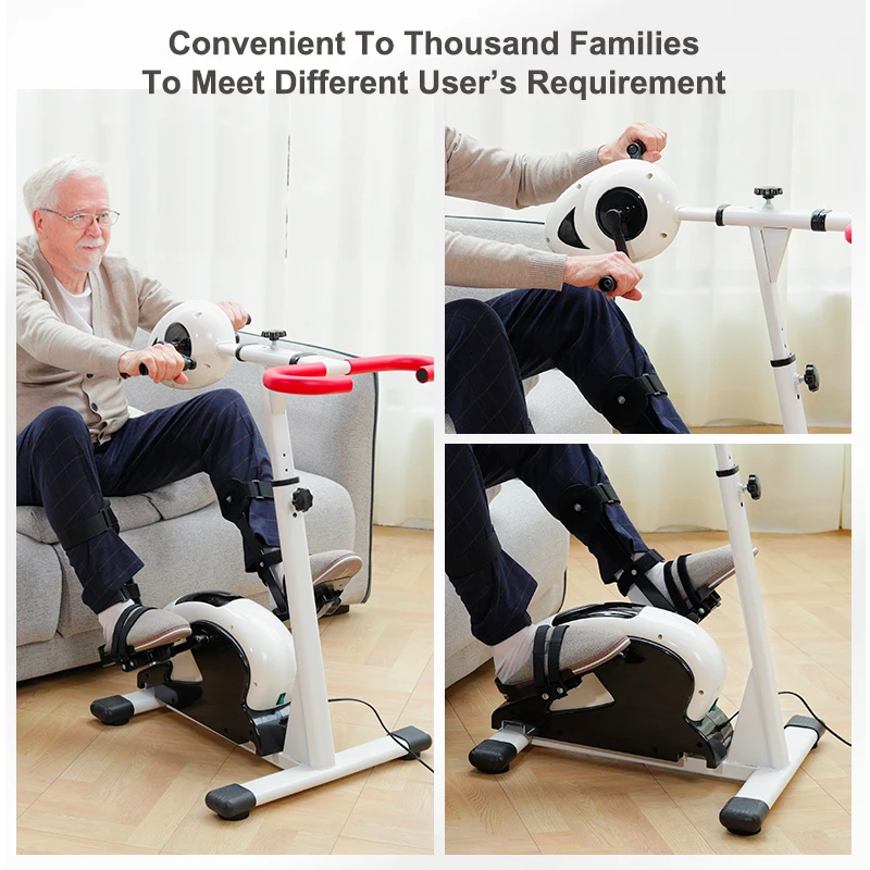 Mini Motorized Rehabilitation Bike Portable Arm Leg Exercise Trainer
