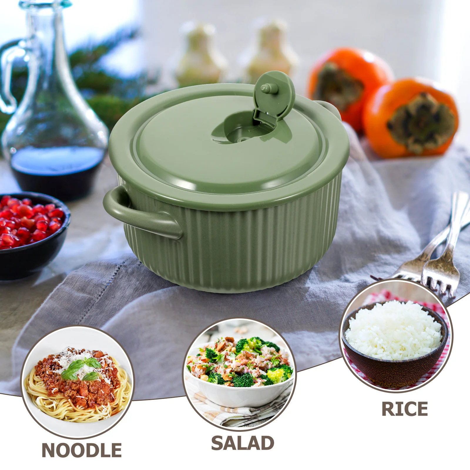 

Миски для лапши, микроволновая печь, рамэн, керамическая кружка для супа, лапша, мгновенное путешествие