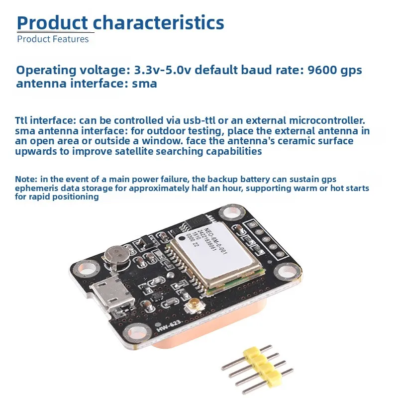 6M 7M GPS Module with EEPROM for APM2 5 Flight Control Navigation Satellite Positioning