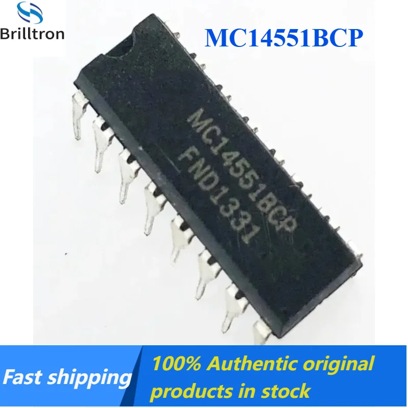 5-20PCS MC14551BCP MC14551 14551BCP DIP-16 Brand New, Original, in Stock, Hot Selling.