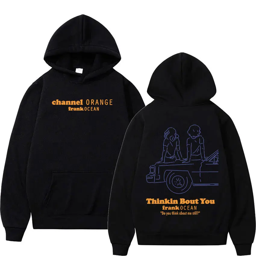 Rapper Frank Channel Orange Pullover Hoodie Men Women Retro High Quality Fashion Ocean Sweatshirt Hip Hop Blond Oversized Hooded