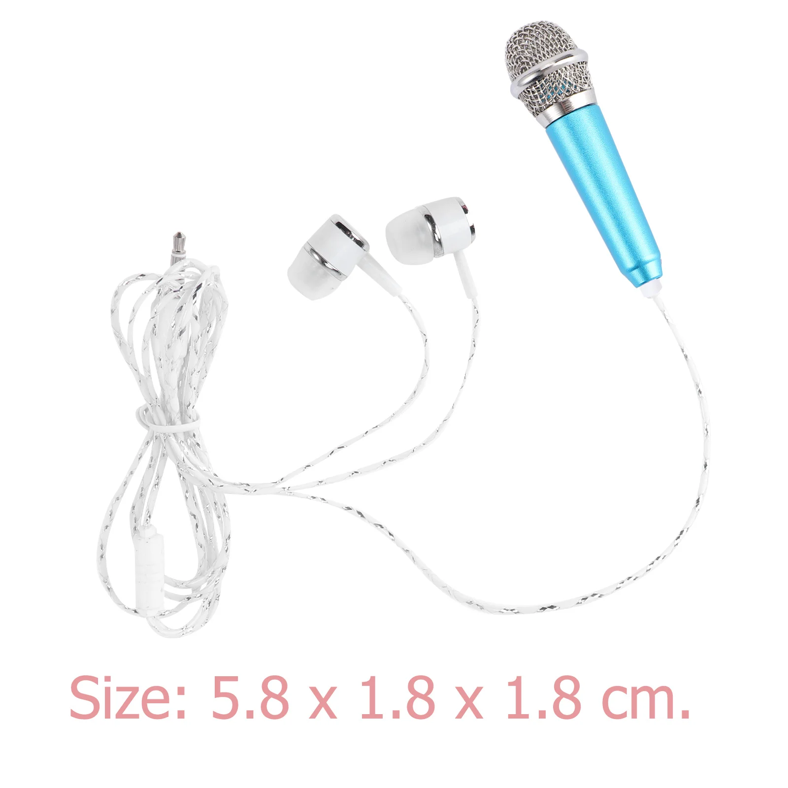

Mini Karaoke Microphone Sky Mini Micphone for Phone Tablet Laptop Portable Condenser Mic with Earphones Microphone for