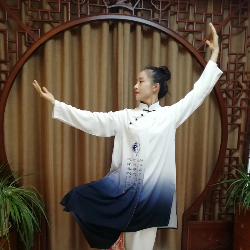 Yiwutang Taichi uniform or Qigong and Chinese kung fu clothing New martial arts costumes for 2022 female