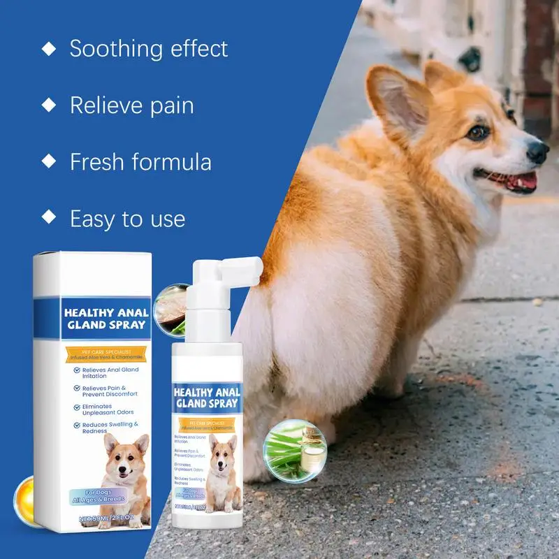 Pet Analgland Spray 59ml Pet Odor Eliminator Safe Fast Acting Pet Odor Neutralizer Eliminator For All Animals