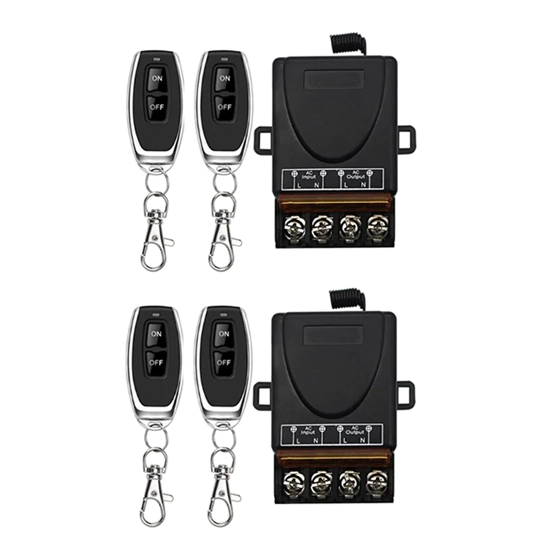 AC 220V 30A 1CH 433Mhz Wireless Remote Control Switch RF Relay Receiver With On/Off Transmitter