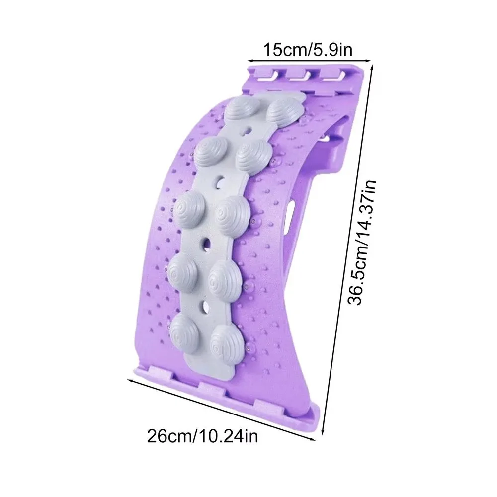 

1Pcs 4-level Back Stretcher Hunchback Correction Stretching Lumbar Spine Lumbar Support Back Massage Board