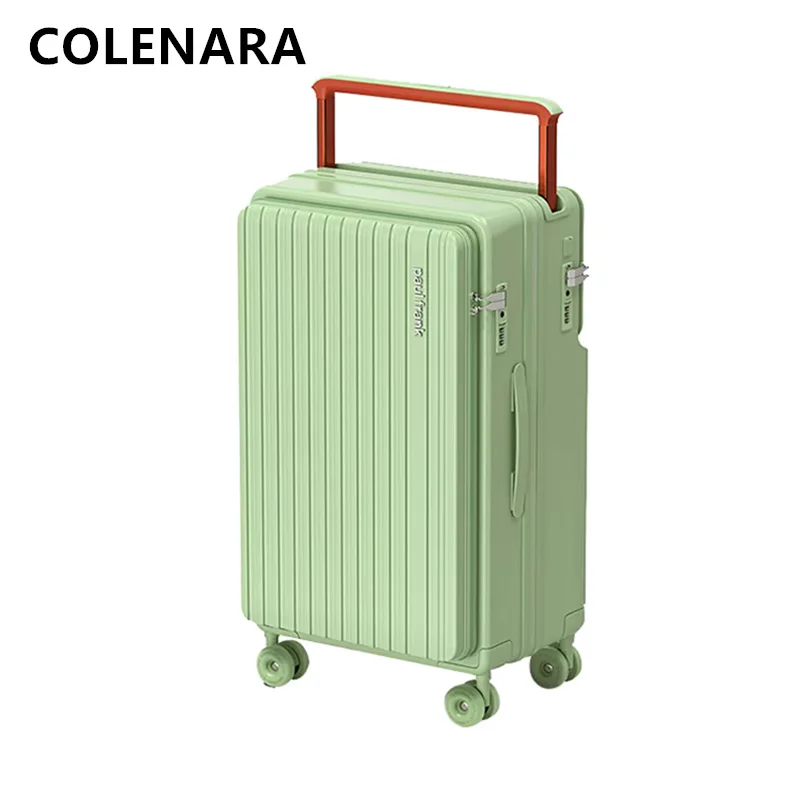 

COLENARA New 20"24"26"28 Inch Luggage Large Capacity Trolley Bags Women's PC Boarding Box Men's Password Box Student Suitcase