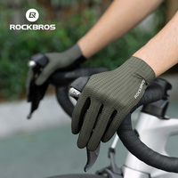 ROCKBROS Cycling Gloves Anti-slip Women Men MTB Road Bicycle Gloves Breathable Gym Fitness Fishing Bike Racing Gloves
