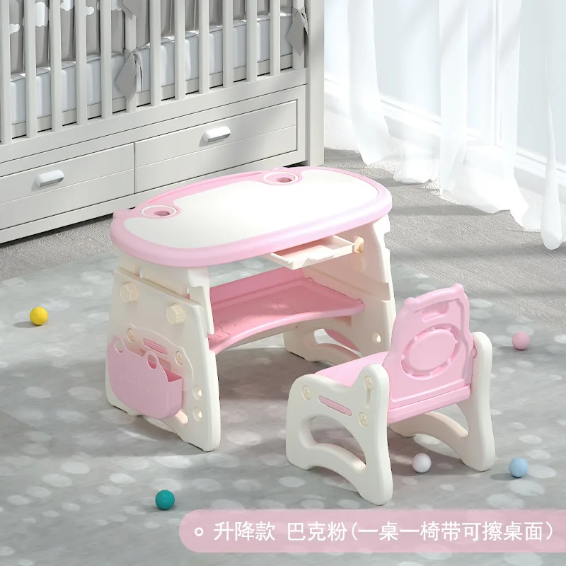 مكاتب الأطفال، طاولات الدراسة، الكراسي، مكاتب الكتابة، نماذج بسيطة للاستخدام المنزلي، ارتفاع قابل للتعديل، طاولات رسم للأطفال #1