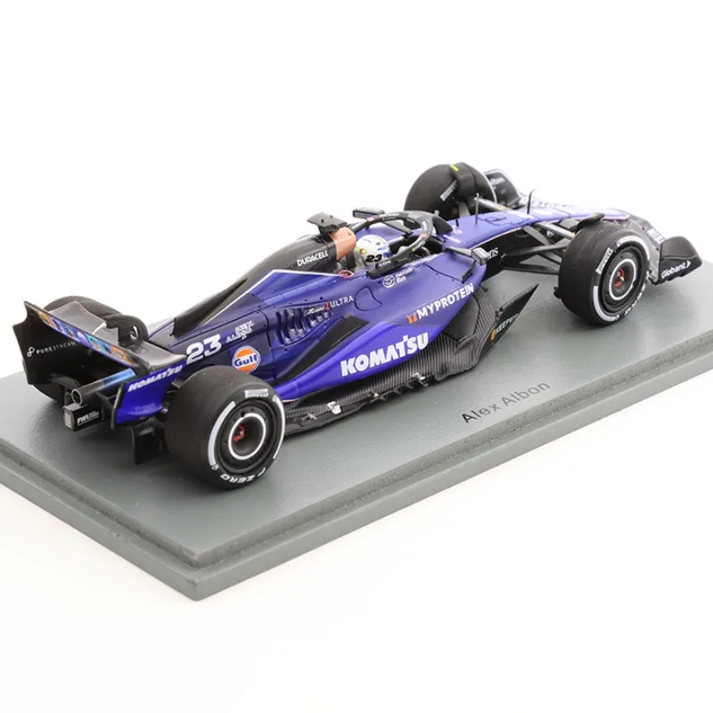 스파크 1/43 윌리엄스 FW46 알본 아메리칸 그랑프리 2024 시뮬레이션 레진 자동차 모델, 소년 장난감, 성인 수집용 장식품.