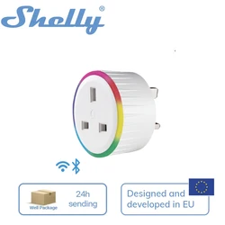 Shelly Plus Plug S UK Manage Power Supplies 12A LED Indications Keep Aware Power Consumption Current State Embedded Webserve