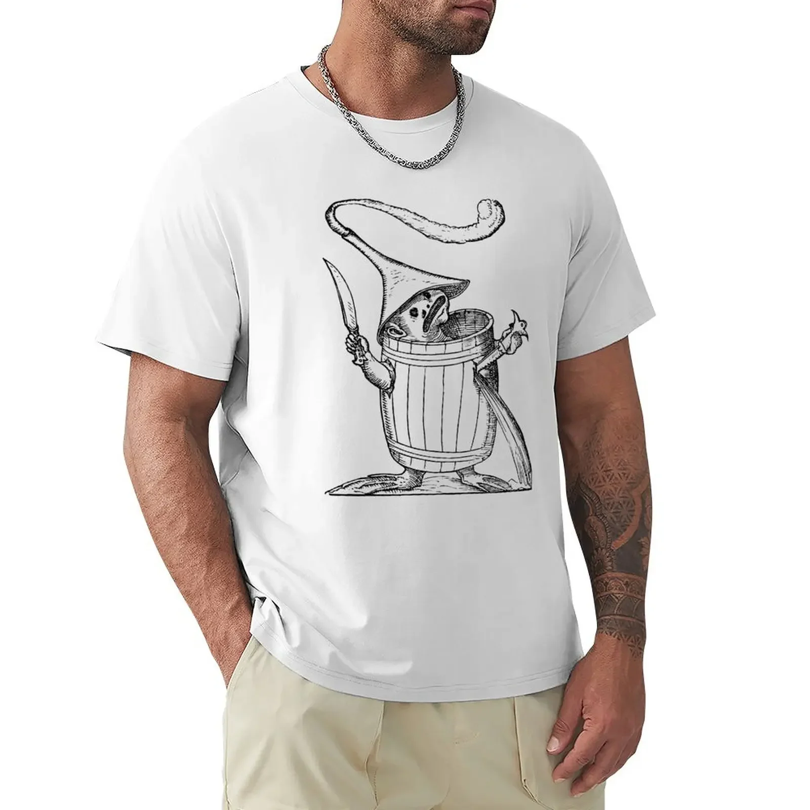 Grotesque #32 The Drolatic Dreams of Pantagruel (1565) T-Shirt tees shirts graphic tee mens graphic t-shirts anime