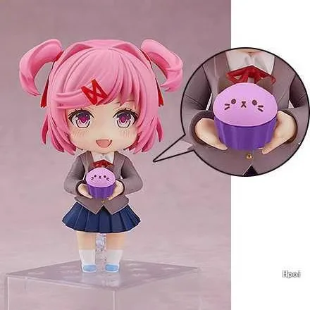 10cm Doki Doki Literature Club! Yuri Anime Mädchenfigur # 2077 Sayori Actionfigur Natsuki/Monika Figur Modell Puppe Spielzeug Geschenke