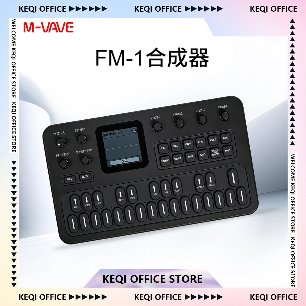 synthetiseur-fm-m-vave-fm-1-128-prereglages-haut-parleur-integre-batterie-rechargeable-source-sonore-portable-clavier-musical
