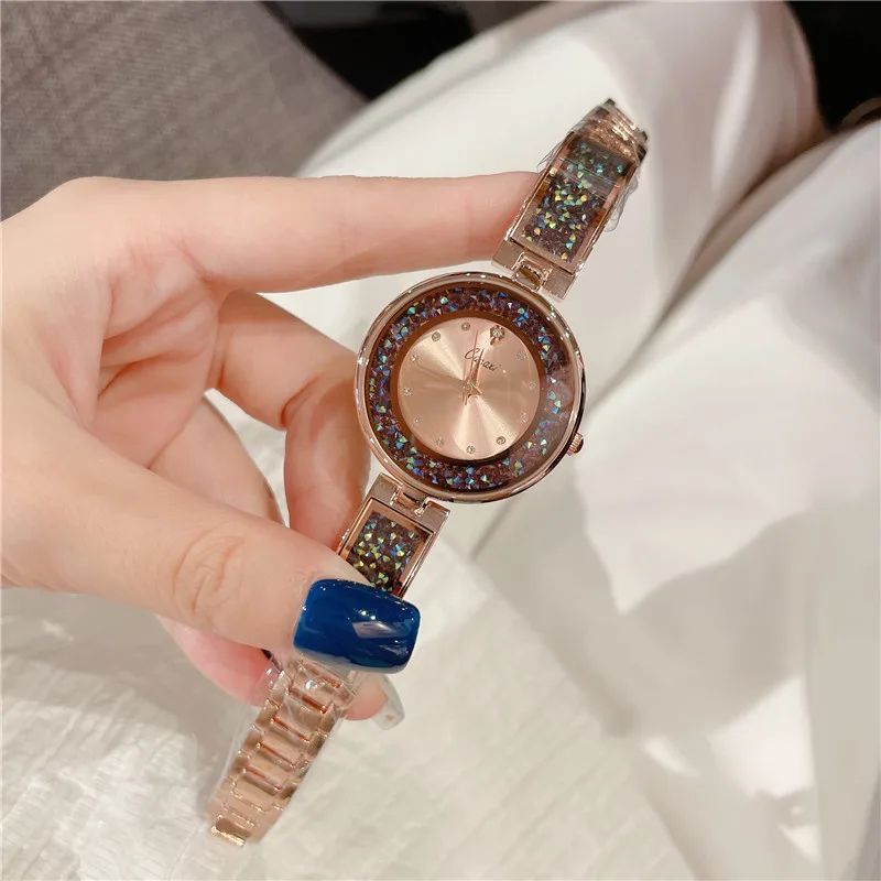 Женские часы, элегантные модные оригинальные кварцевые часы для Laides, водонепроницаемые, из нержавеющей стали, простая роскошная повседневная одежда A238