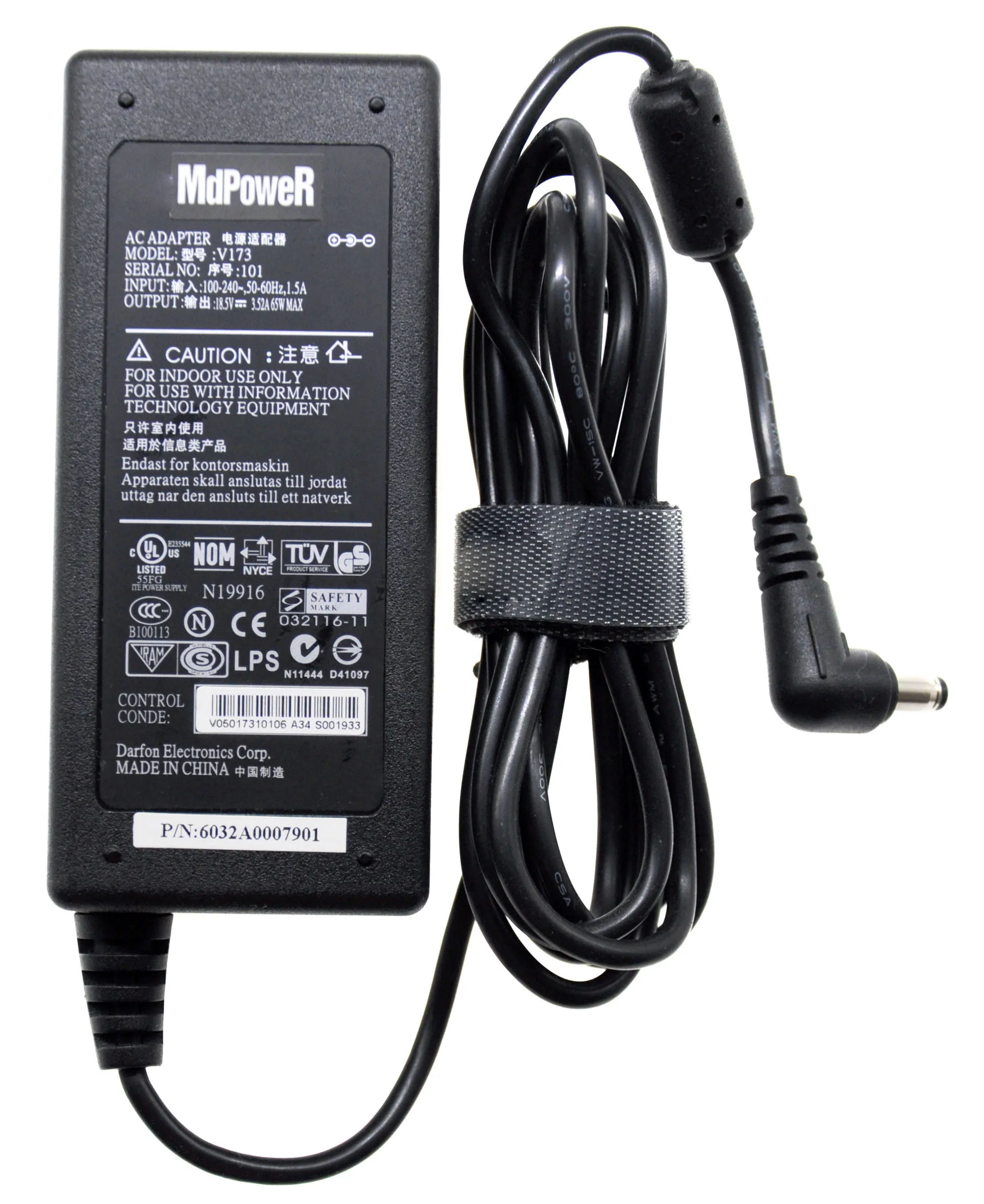 Ban Đầu Cho BENQ V173 18.5V 3.5A 65W 4.8*1.7Mm Laptop AC Adapter Sạc JOYROOM