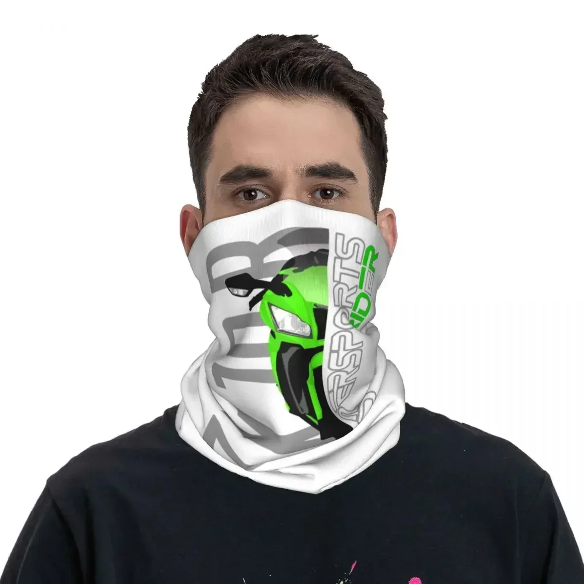 Kawasaki-Motor Ninja ZX10R ZX-10R Motorcyle Bandana Neck Gaiter Merch Supersports Rider Wrap Scarf Multifunctional Headband