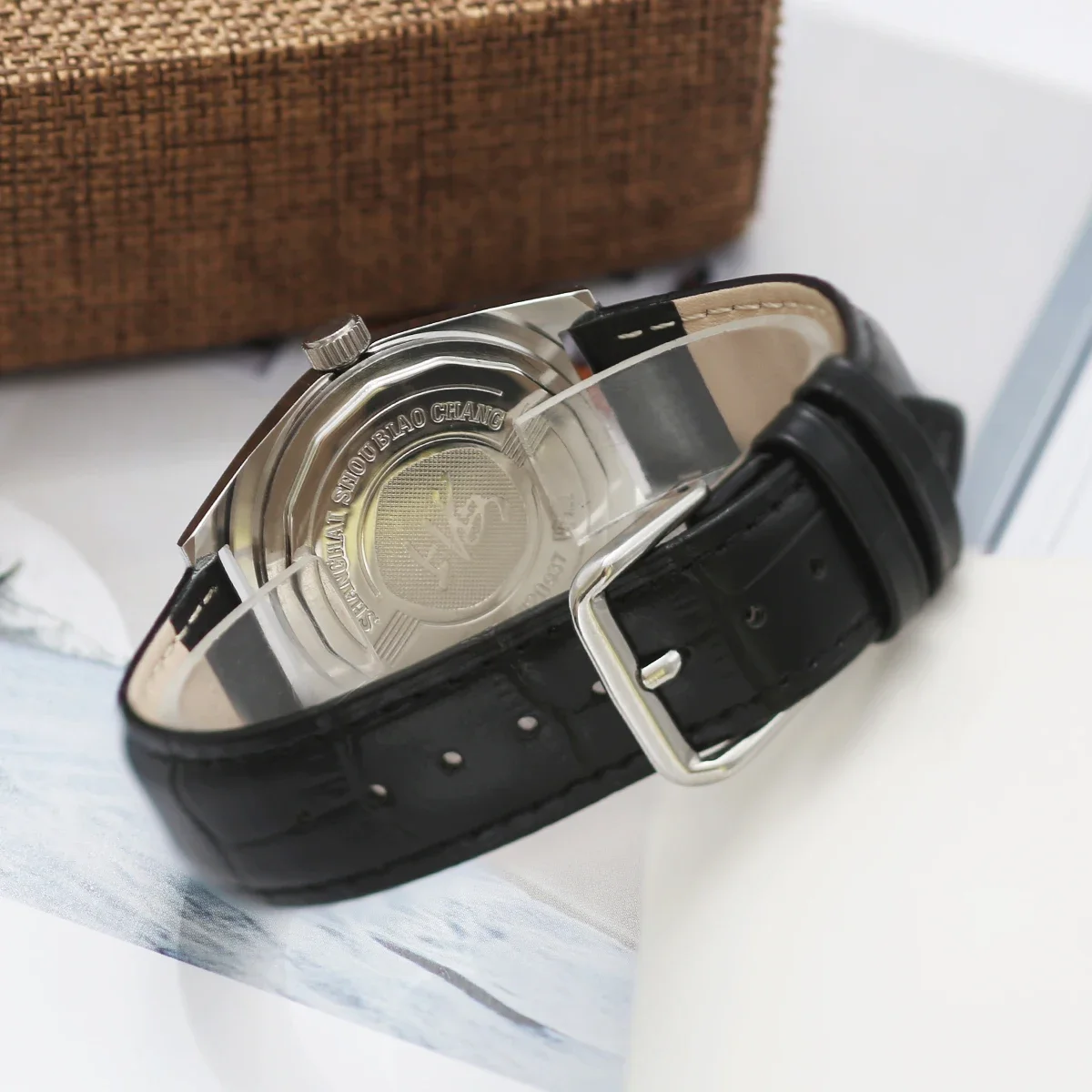 Hand-Wind Wristwatch 7120 - 36MM Water-Resistant Manual Wind Watch Stainless Steel Dropshipping