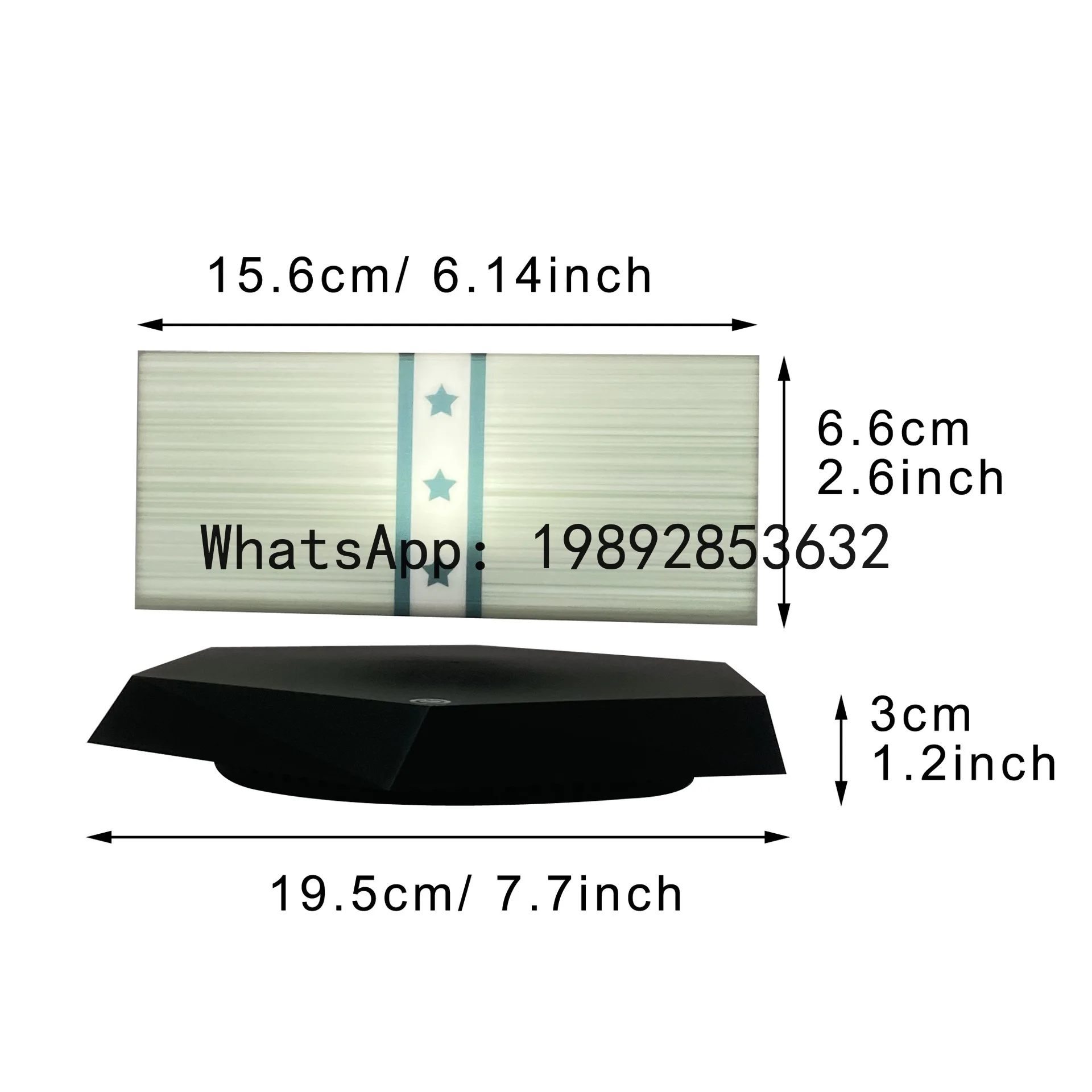 PYJ magnetic levitation toy black technology atmosphere night light ornament