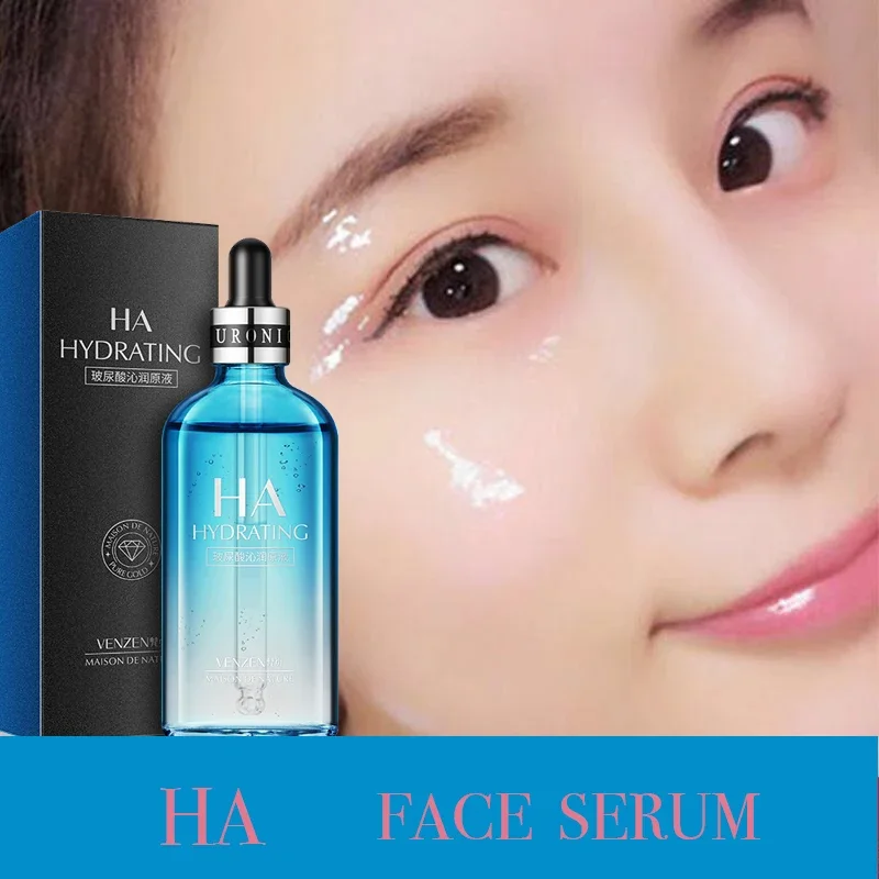 100ML Hyaluronic Acid Serum Facial Acido Hialuronico Bioaqua Essence Hyaluronik Asit Skin Face Serum Beauty Moisturizer