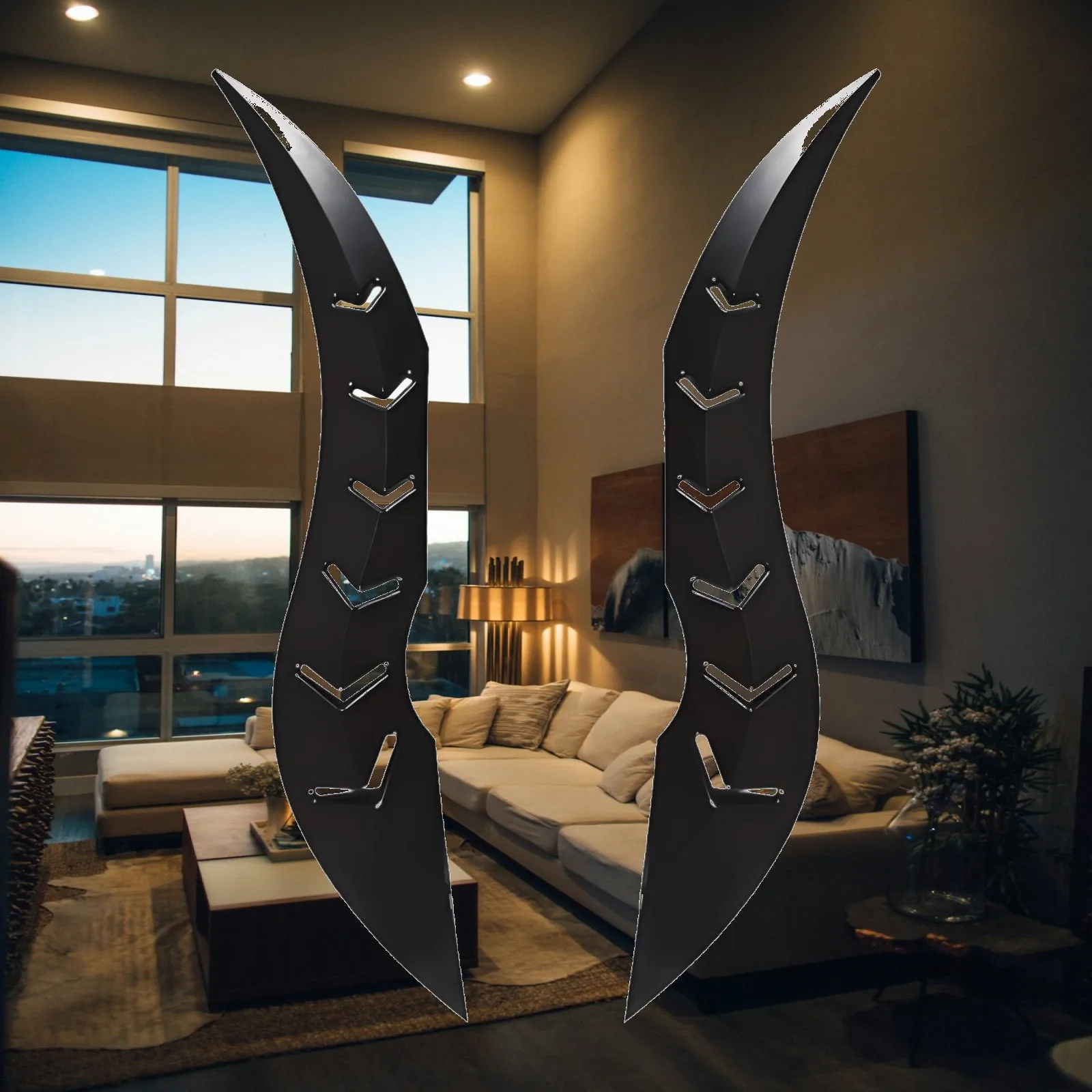 

Versatile Car Roof Modification Sticker Dragon Horn Ornament Exterior Accessories for Anniversary