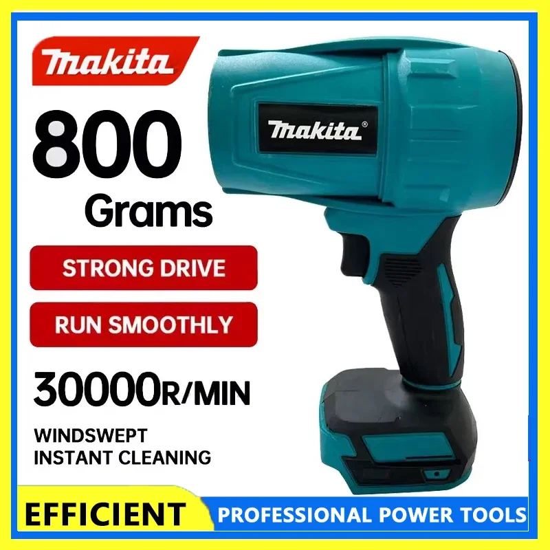 

Makita 30000RPM Violent Blower Turbo Jet Fan 18V Electric Air Duster Wind Speed Turbo Rechargeable with Light Car Cleanin Tool