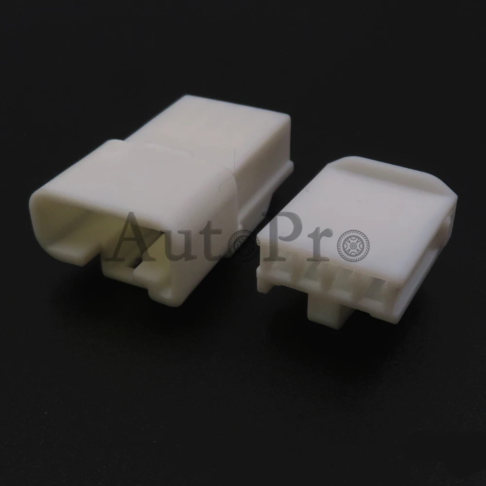 1 Set 4 Hole Plastic Housing Unsealed Connector 7283-1044 Car AC Assembly  Socket Auto Modification Plug Accessories