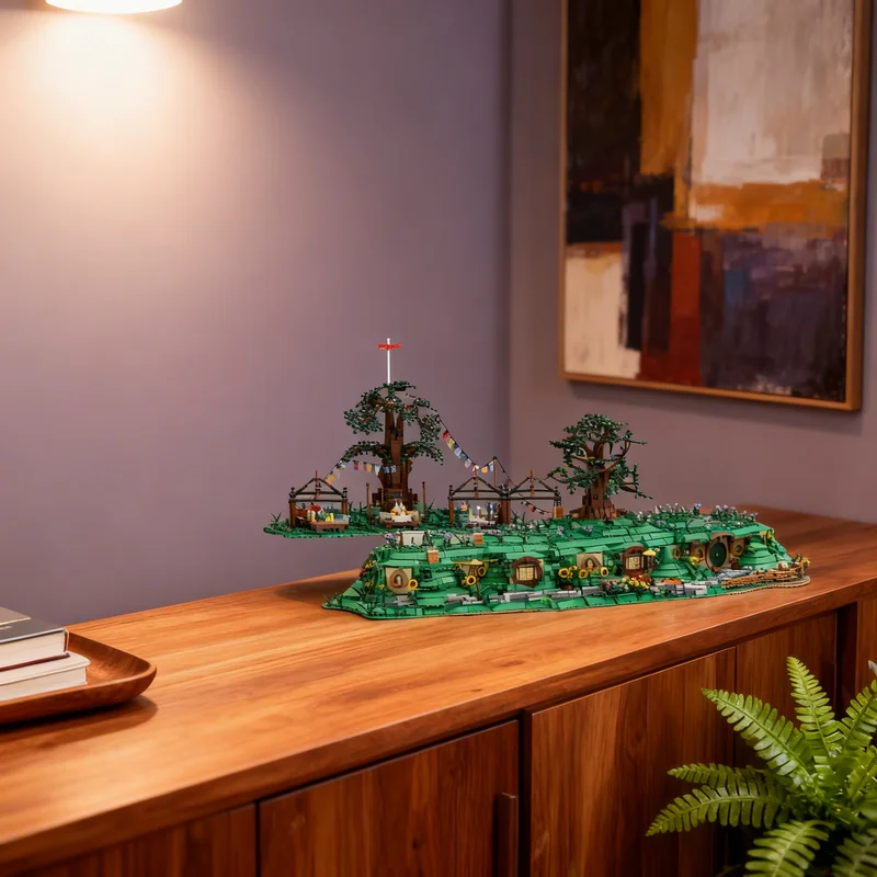 

5870pcs MOC The Shire Expansion Hobbit Lord Rings The Model Building Blocks Construction Christmas Gifts Toy Creative DIY Idea