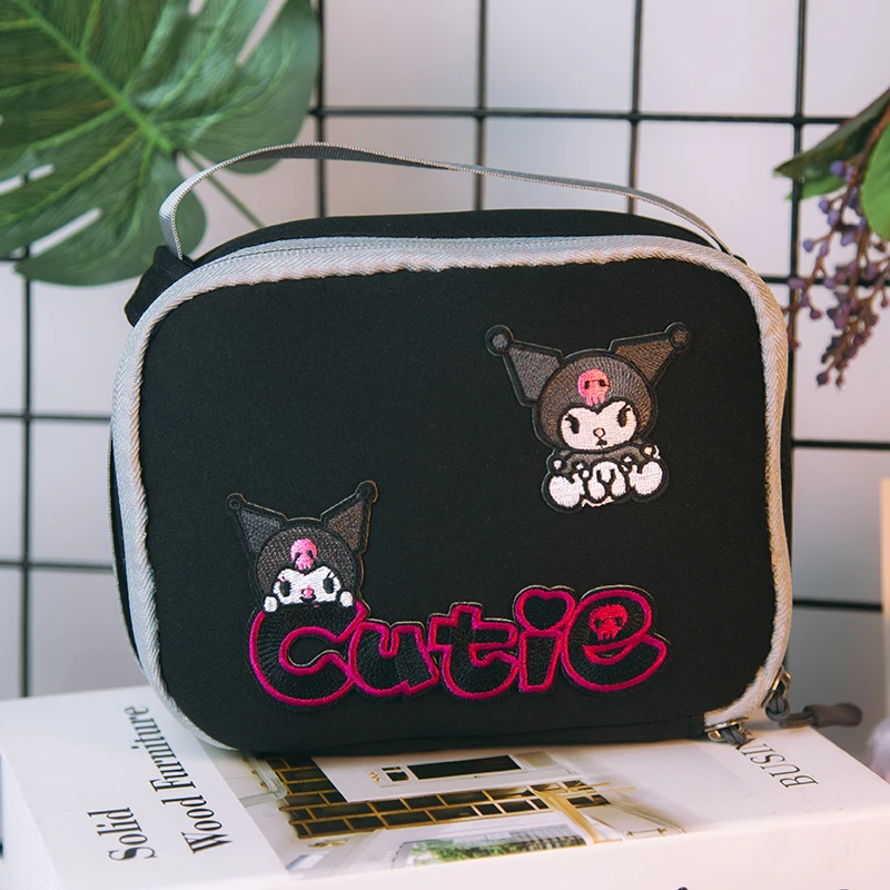 Sanrio Kuromi Camera Earphone Storage Bag Anti-Drop Hard Carrying Case Portable Wear Resistant Protective Cover for Polaroid Go