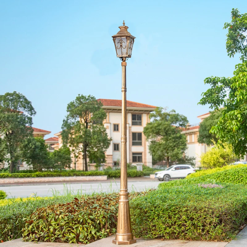 

(≈ 2.6M) Courtyard Street Lamp Community Villa Garden Street Lamp Aluminum Rust Proof High Type Lamp Pole Outdoor Waterproof