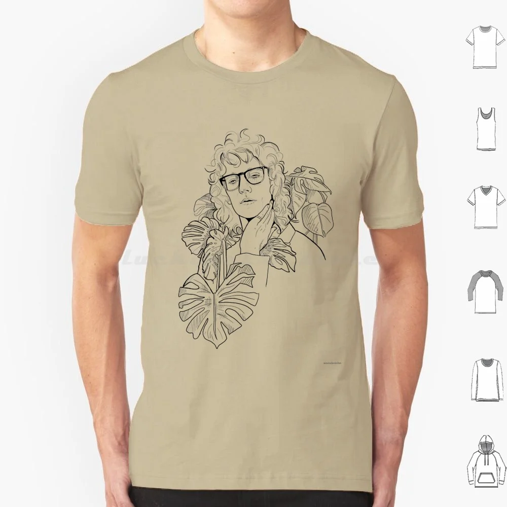 

Chris Fleming T Shirt Big Size 100% Cotton Chris Fleming Plants Monstera