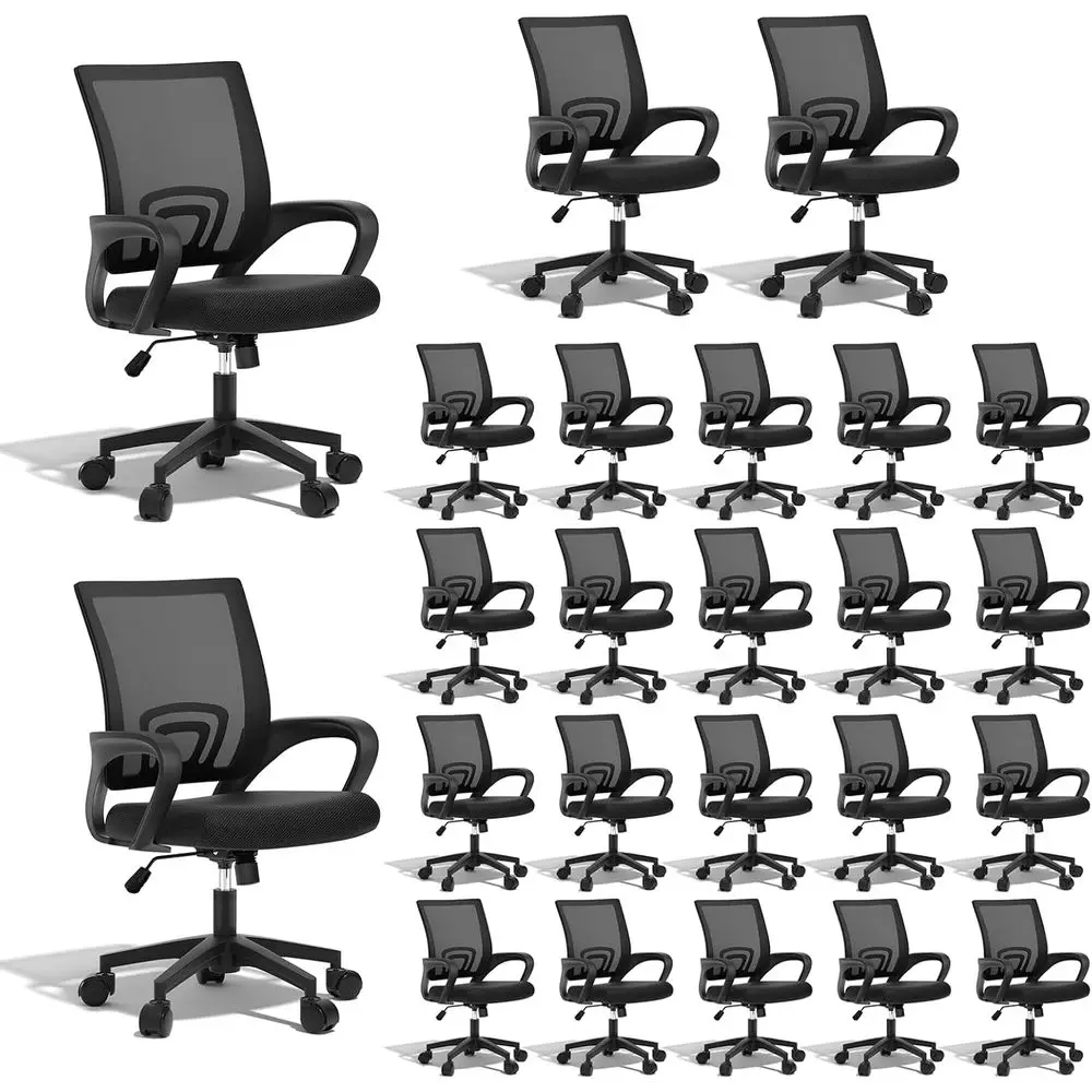 

Ergonomic Oice Chair 24P - 330Lbs, Breathable Mesh Computer Desk Chair with Lumbar Support & Armrest, Rolling Swivel Adjustable