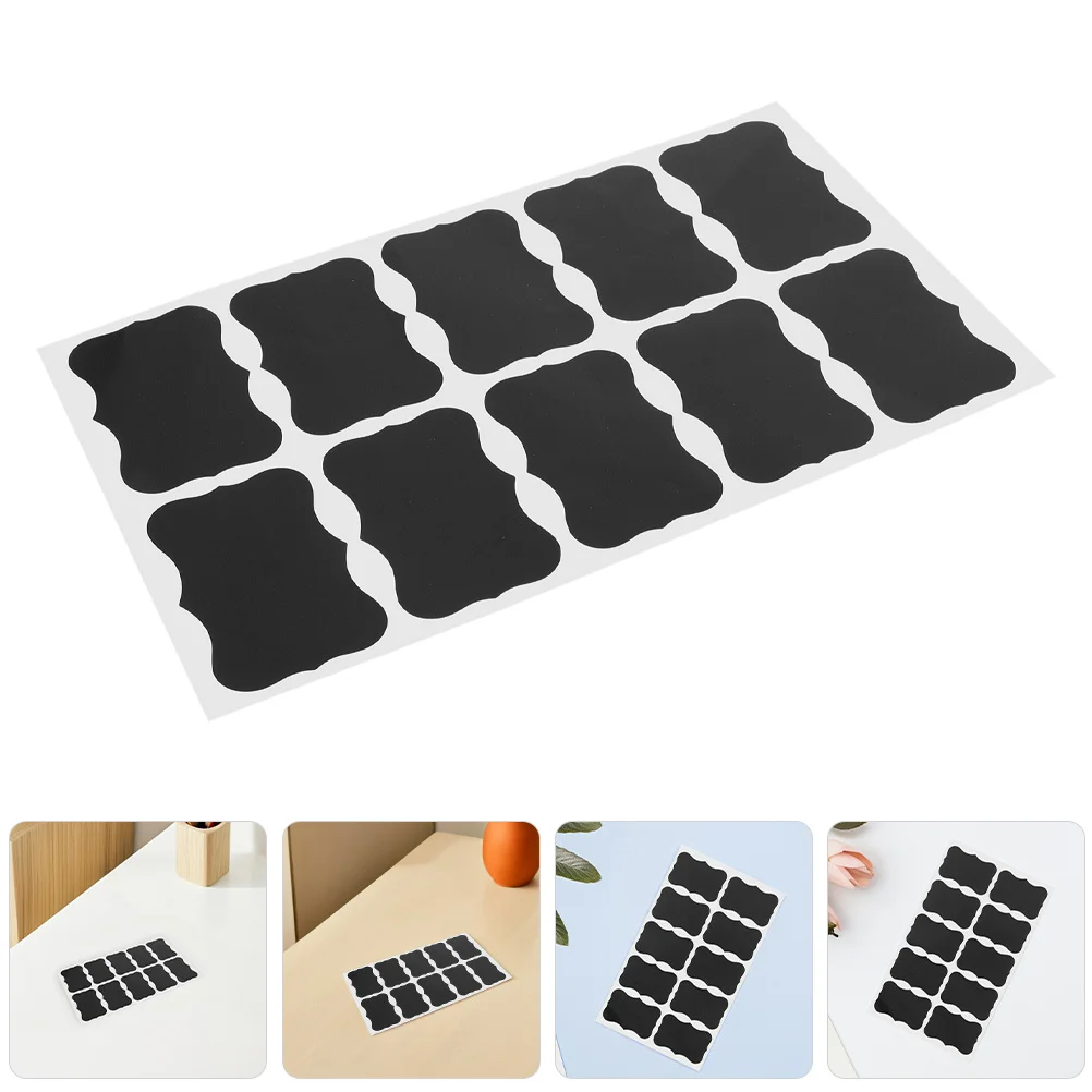 

200Pcs Chalkboard Stickers Removable Writable Labels for Jars Bottles Kitchen Containers Pantry Parties Jam Labels for Jars