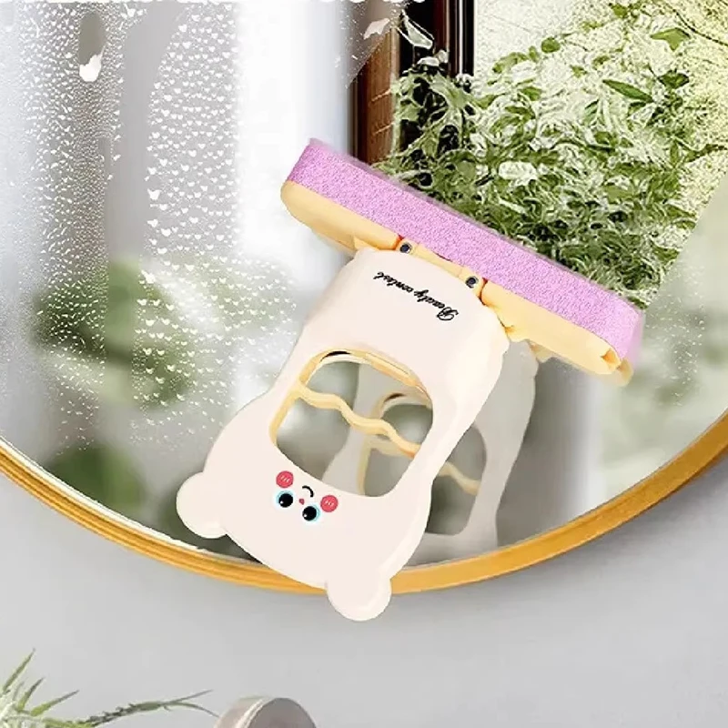 الكرتون الدب الحرة غسل اليد ممسحة صغيرة الحمام المنزلية تنظيف ممسحة لطيف كسول سطح المكتب إزالة التلوث ممسحة