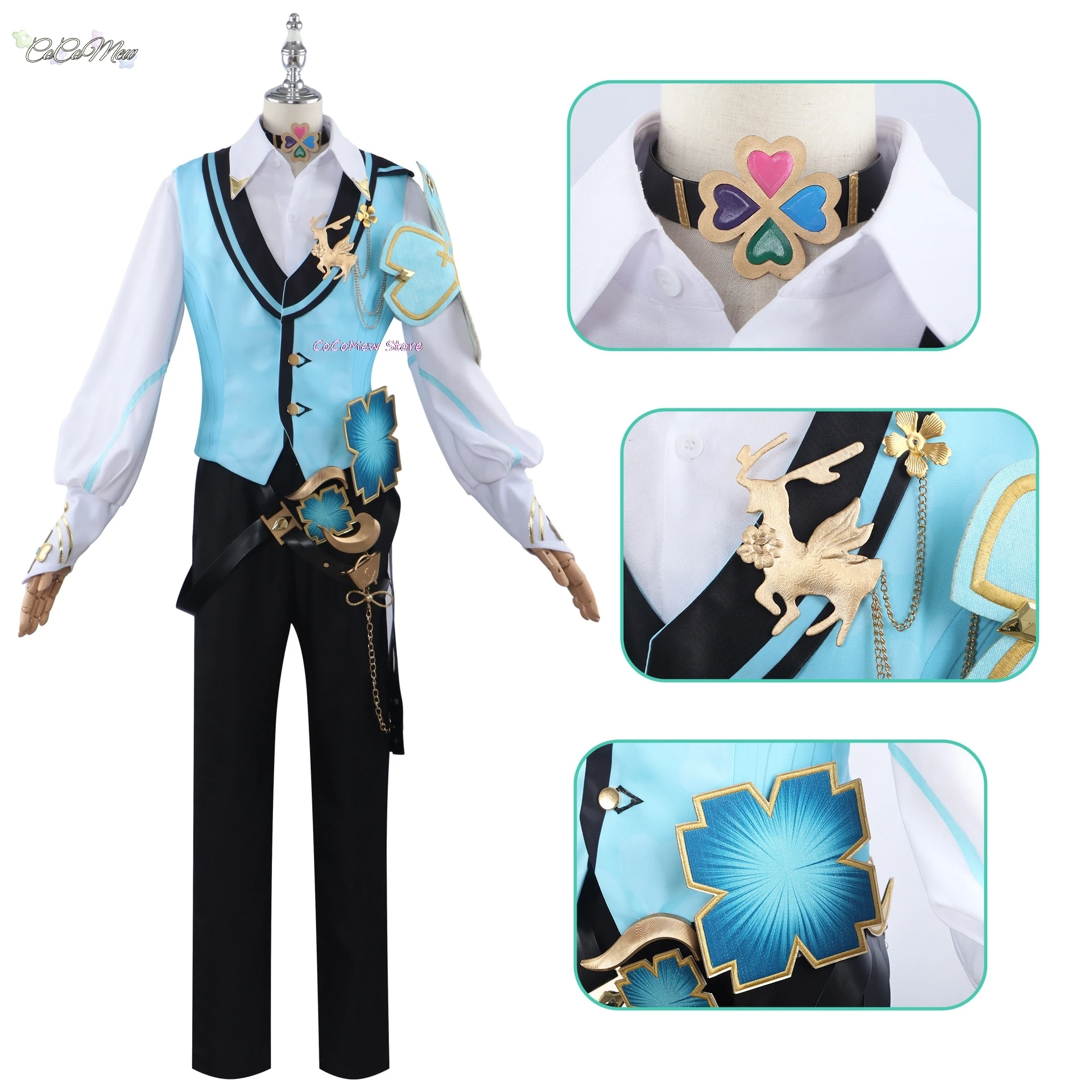 شرف الملوك تأثيري زي للرجال والنساء ، أزياء أنيمي هالوين ، شعر مستعار للبالغين ، أحذية ، أحذية ، يون تشونغجون ، الكبار