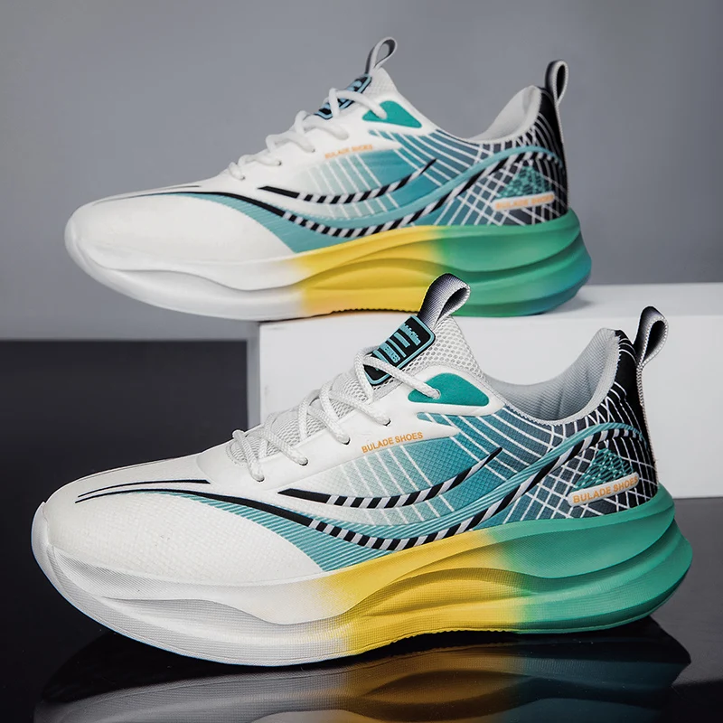 

Мужские кроссовки, удобная, прочная, дышащая, противоскользящая мужская обувь, легкая, мягкая, на плоской подошве, на шнуровке, спортивная обувь для мужчин