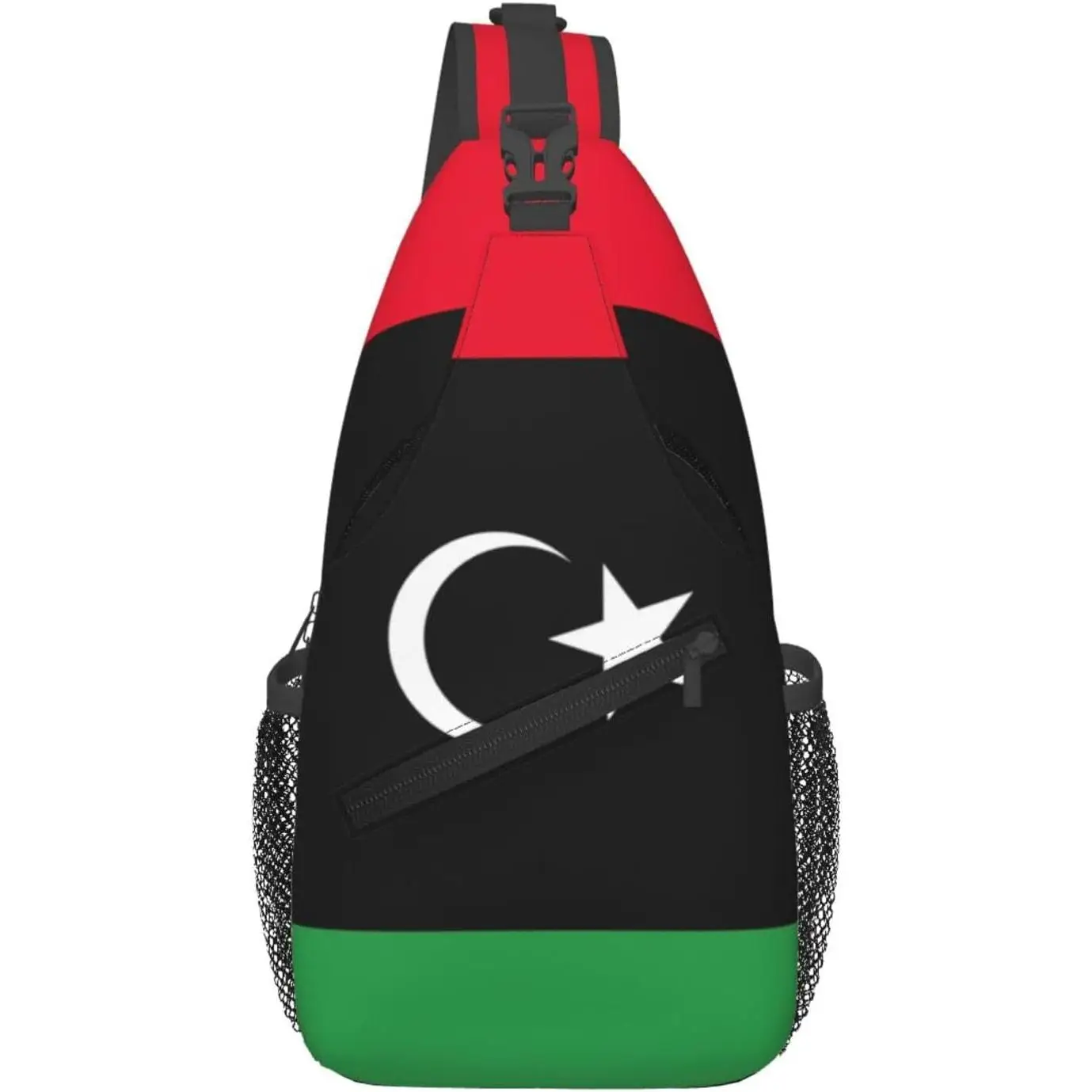 

flag Print Stylish and Practical Crossbody Bag for All Your Travel and Daily Use Hiking Chest Bag Small Backpack for Women Men
