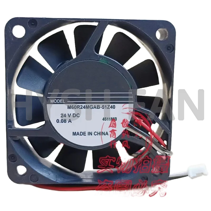 

M60R24MGAB-51Z40 DC24V 0.08A Printer Power Cooling Fan