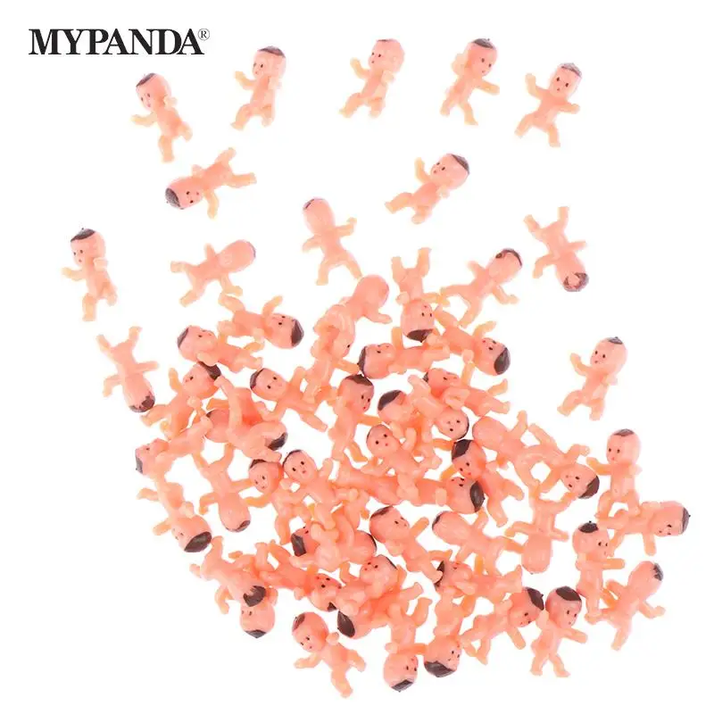 10/20/60Pcs Mini Plastic Baby Kids Toy Children's Small Toys Figurine Angel Doll Cupid Doll Christmas Doll Baking Decoration Toy