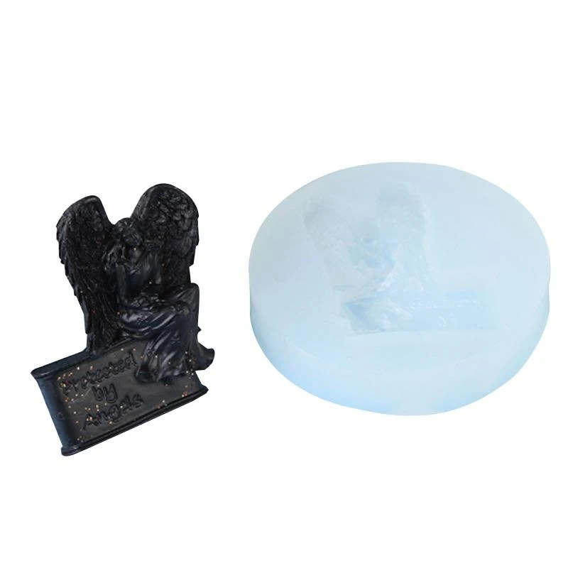 

Little Angel Silicone Craft Mold Fondant Soap Chocolate Candy Molds DIY