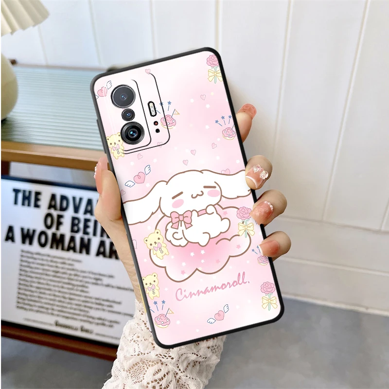حافظة لهاتف Xiaomi Redmi K40 Pro 13C 9T A5 9 A3X A1+ 10C 9C A3 14C 9A K80 A4 10A 12C A2 + غطاء ناعم كارتون ثلاثي ميلودي Jade Guigou