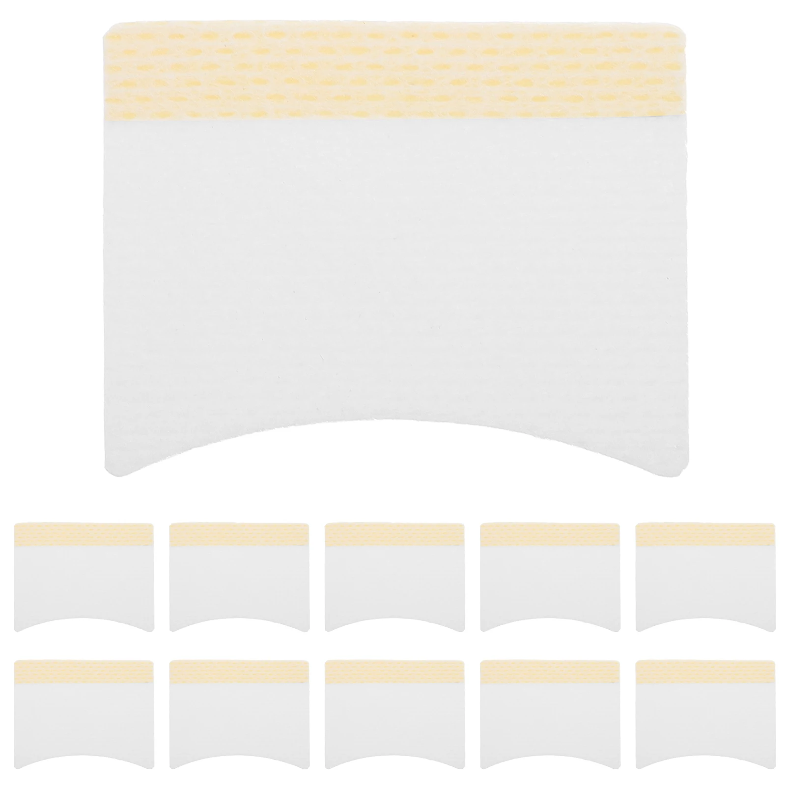 40Pcs Eyelash Extension Remover Soft Cotton Pads Lintfree Under Eye Lash Patch for Lash Glue Cleaning Tinting Perming Makeup